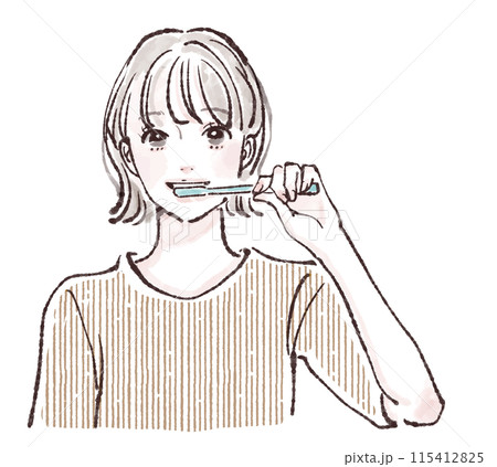 女性・女の子のイラスト素材 女性・女の子のイラスト素材 115412825