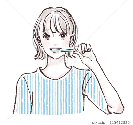 女性・女の子のイラスト素材 女性・女の子のイラスト素材 115412826