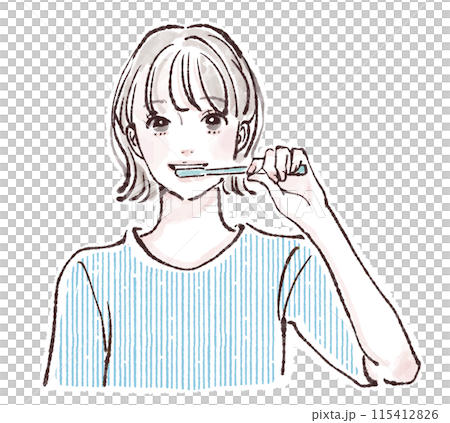 女性・女の子のイラスト素材 女性・女の子のイラスト素材 115412826
