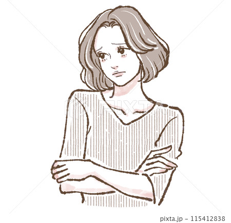 女性・女の子のイラスト素材 115412838