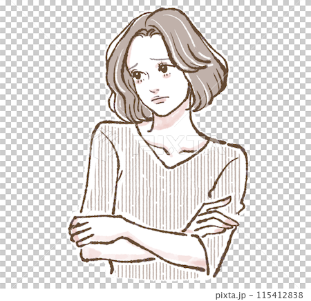 女性・女の子のイラスト素材 115412838