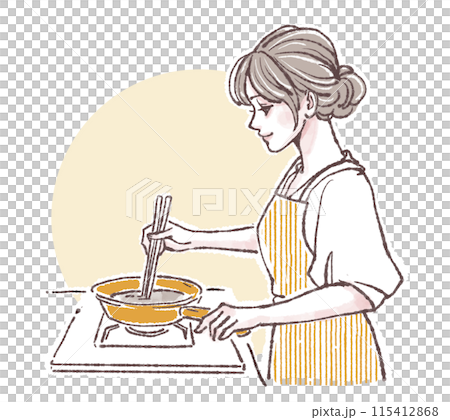 女性・女の子のイラスト素材 115412868