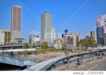 《岐阜県》JR岐阜駅前の高層ビル 《岐阜県》JR岐阜駅前の高層ビル 115415459