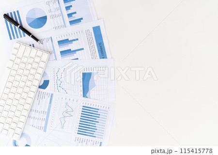 white desk workspace 115415778