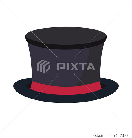シルクハット マジシャン 手品のイラスト素材 [115417328] - PIXTA