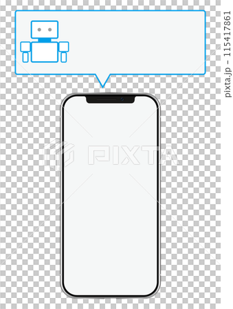 スマートフォンとチャットGPT 115417861