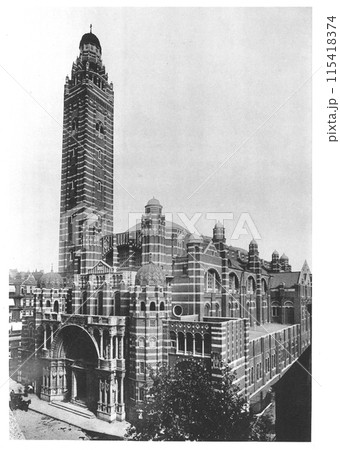 昔のイギリス　ウェストミンスター大聖堂 115418374