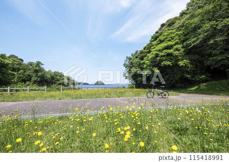 湖山池周辺をサイクリングで楽しむイメージ 115418991