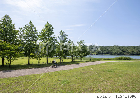 湖山池周辺をサイクリングで楽しむイメージ 115418996