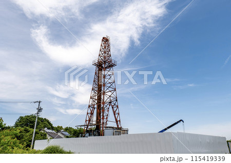 温泉掘削用のボーリング設備 温泉掘削用のボーリング設備 115419339