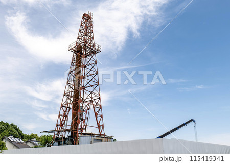 温泉掘削用のボーリング設備 115419341