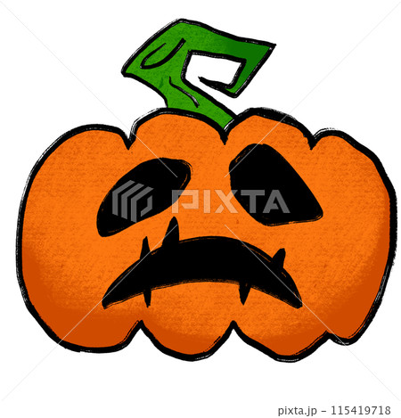 The jack o lantern for halloween or holiday concept png image. The jack o lantern for halloween or holiday concept png image. 115419718