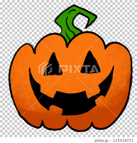 The jack o lantern for halloween or holiday concept png image. The jack o lantern for halloween or holiday concept png image. 115419721