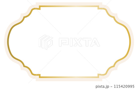 シンプルなベクターフレーム 115420995