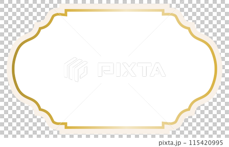 シンプルなベクターフレーム 115420995