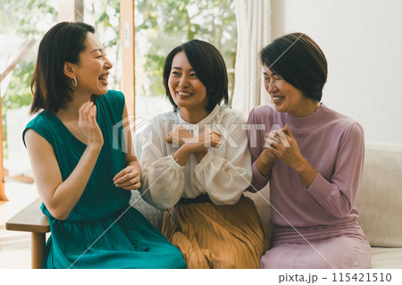 a forty-something woman a forty-something woman 115421510