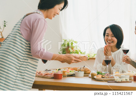 a forty-something woman 115421567