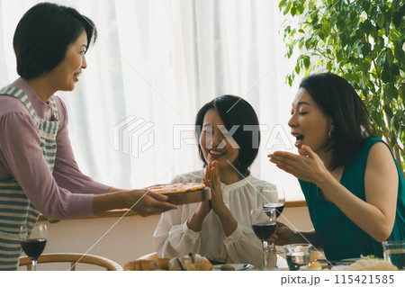 a forty-something woman 115421585