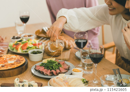 a forty-something woman a forty-something woman 115421605