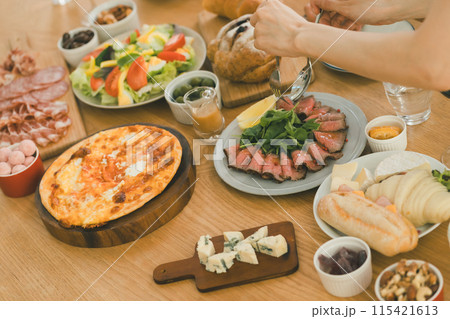 a forty-something woman 115421613