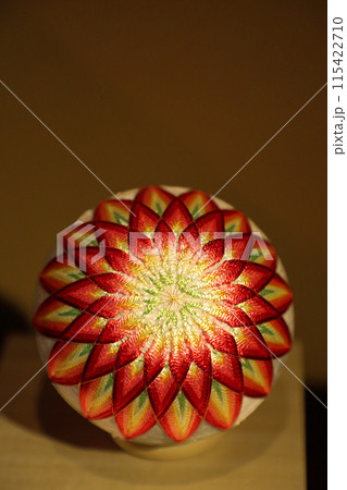 伝統工芸 はれてまり 菊文様 伝統工芸 はれてまり 菊文様 115422710