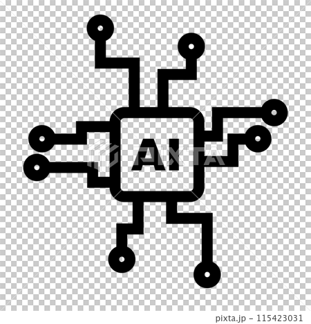 AI Icon Generative AI 115423031