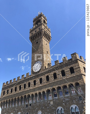 イタリアのフィレンツェのベッキオ宮殿 115423667