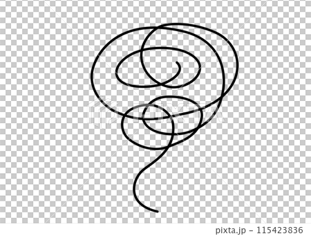 Moyamoya標記表達擔憂和想法、焦慮、不滿、負面情緒的模糊標記的插圖圖示素材 Moyamoya標記表達擔憂和想法、焦慮、不滿、負面情緒的模糊標記的插圖圖示素材 115423836