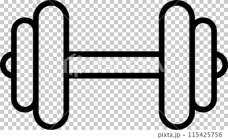 Dumbbell icon 115425756
