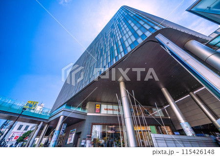 日本の東京都市景観　二子玉川駅などを望む 115426148