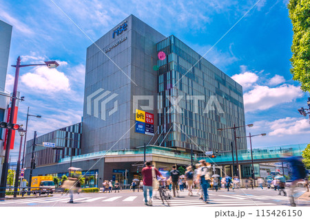 日本の東京都市景観　二子玉川駅などを望む 115426150