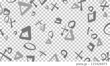 Circle, triangle, square, and other shapes③ Circle, triangle, square, and other shapes③ 115426973