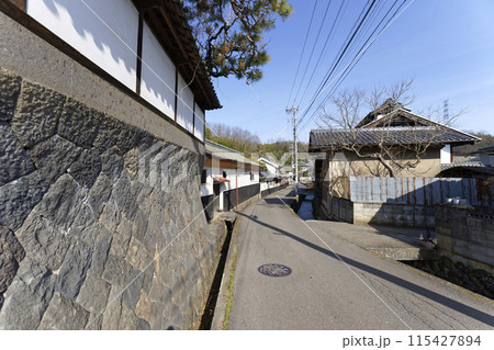 中山道 茂田井宿の町並み 中山道 茂田井宿の町並み 115427894