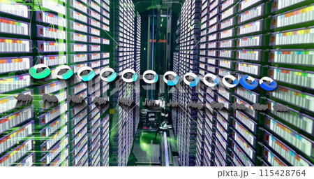 Statistical data processing against computer server room 115428764
