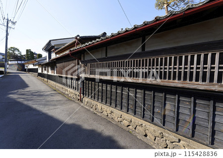 中山道 茂田井宿の町並み 115428836