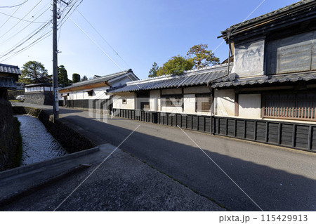 中山道 茂田井宿の町並み 中山道 茂田井宿の町並み 115429913