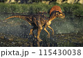 湿地帯のディロフォサウルス Swamp Dilophosaurus No6 115430038