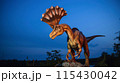 湿地帯のディロフォサウルス Swamp Dilophosaurus No9 115430042