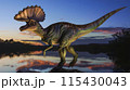 湿地帯のディロフォサウルス Swamp Dilophosaurus No10 115430043