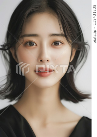 美しい肌のアジア人女性 115431238