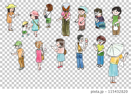 Shopping street, wholesale market tourist spot people 115432820