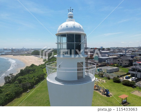 茨城 日立 日立灯台(ドローン空撮) 茨城 日立 日立灯台(ドローン空撮) 115433063