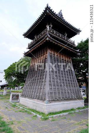 愛知県名古屋市熱田区_宮の渡し公園時の鐘2_2023年8月 115436321