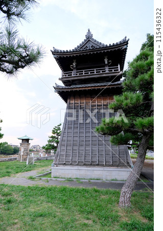 愛知県名古屋市熱田区_宮の渡し公園時の鐘1_2023年8月 愛知県名古屋市熱田区_宮の渡し公園時の鐘1_2023年8月 115436322