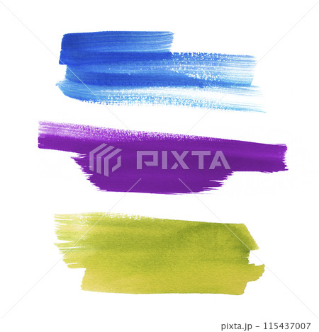 Spots of paint isolated. 115437007