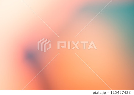 オレンジカラー系グラデーションイメージ　(背景画像) 115437428
