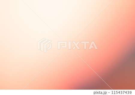 オレンジカラー系グラデーションイメージ　(背景画像) 115437439