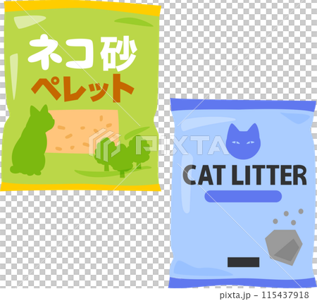Wood pellet cat litter and mineral cat litter Wood pellet cat litter and mineral cat litter 115437918