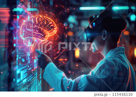 Virtual Reality Brain Study 115438110