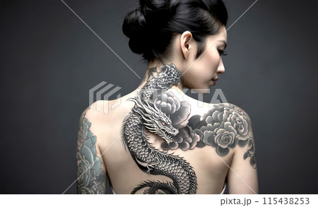 Yahoo!オークション - 1699 女・刺青美 写真集 JAPANESE TATTOO